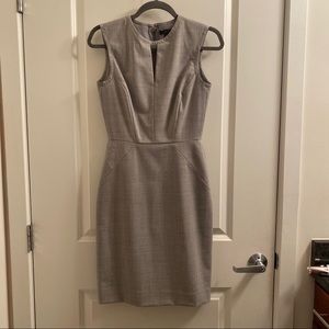 Gray J Crew Keyhole Dress